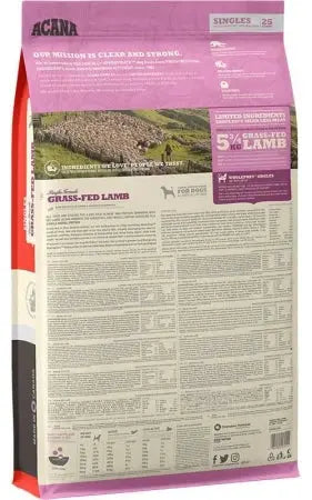 Acana Singles Grass-Fed Lamb 11,4kg Acana