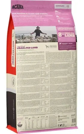 Acana Singles Grass-Fed Lamb 17kg Acana