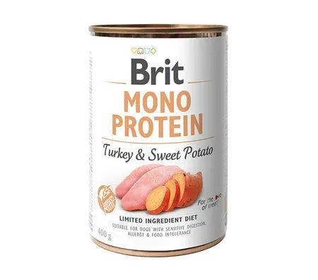 Brit Mono Protein Z Indykiem I Słodkimi Ziemniakami 400g Brit