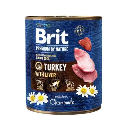 Brit Premium By Nature Turkey With Liver 800g Brit