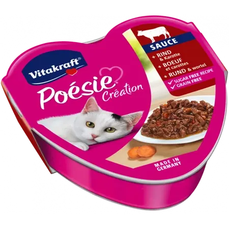 Vitakraft Poesie Karma Dla Kota Wołowina Z Marchewką 85g Vitakraft